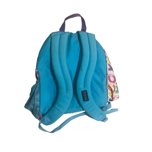 Jansport Rainbow X & O ‘s Hugs & Kisses Girls Kids Womens Backpack Multi Color - Picture 5 of 16
